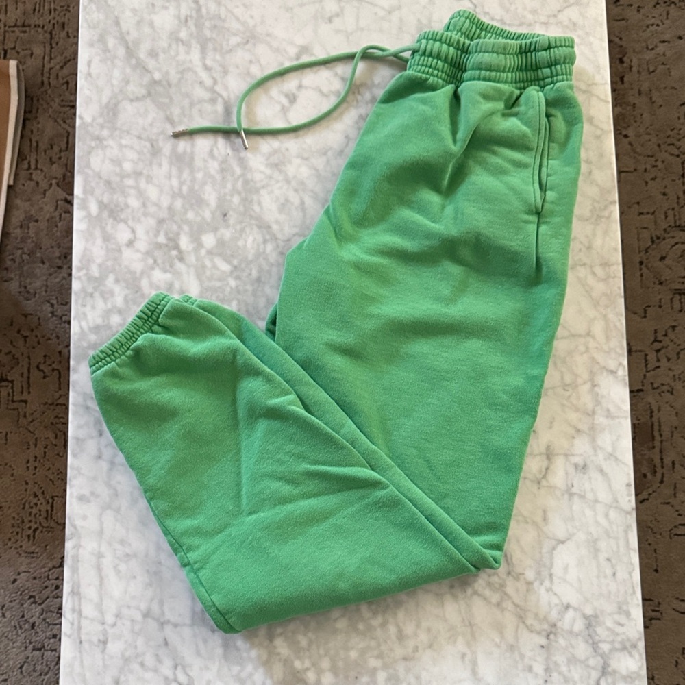 Uniqlo Green Jogger sweat Pants womens XS